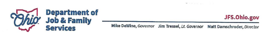 Ohio Department of Jobs and Family Services Logo